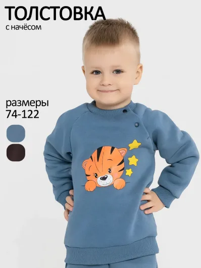 Толстовка футер начёс "Тадео" 10928