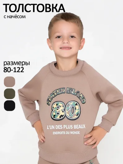 Толстовка футер начёс "Стейн" 30104